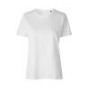 ARBEITS-T-SHIRT DAMEN | 553 von ID / Farbe: weiß / 100% BAUMWOLLE