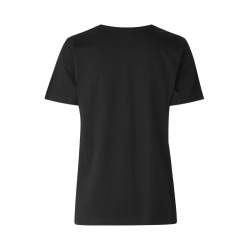 ARBEITS-T-SHIRT DAMEN | 553 von ID / Farbe: schwarz / 100% BAUMWOLLE