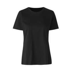 ARBEITS-T-SHIRT DAMEN | 553 von ID / Farbe: schwarz / 100% BAUMWOLLE