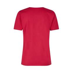 ARBEITS-T-SHIRT DAMEN | 553 von ID / Farbe: rot / 100% BAUMWOLLE