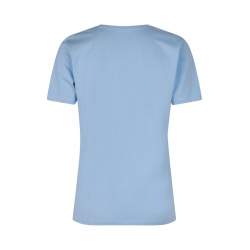 ARBEITS-T-SHIRT DAMEN | 553 von ID / Farbe: hellblau / 100% BAUMWOLLE