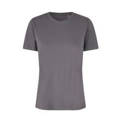 ARBEITS-T-SHIRT DAMEN | 553 von ID / Farbe: silver grey / 100% BAUMWOLLE