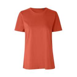 ARBEITS-T-SHIRT DAMEN | 553 von ID / Farbe: coral / 100% BAUMWOLLE