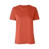 ARBEITS-T-SHIRT DAMEN | 553 von ID / Farbe: coral / 100% BAUMWOLLE