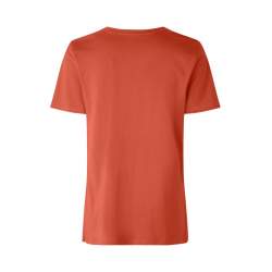 ARBEITS-T-SHIRT DAMEN | 553 von ID / Farbe: coral / 100% BAUMWOLLE