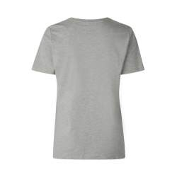 ARBEITS-T-SHIRT DAMEN | 553 von ID / Farbe: altgrau meliert / 100% BAUMWOLLE