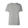 ARBEITS-T-SHIRT DAMEN | 553 von ID / Farbe: altgrau meliert / 100% BAUMWOLLE