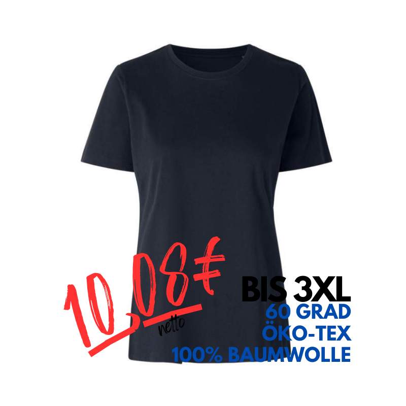 ARBEITS-T-SHIRT DAMEN | 553 von ID / Farbe: navy / 100% BAUMWOLLE | MEIN-KASACK.de - KASACK - KASACKS