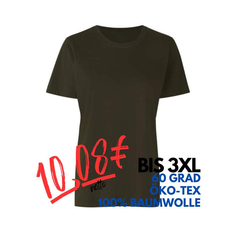 ARBEITS-T-SHIRT DAMEN | 553 von ID / Farbe: oliv / 100% BAUMWOLLE | MEIN-KASACK.de - KASACK - KASACKS