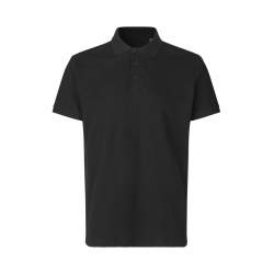 ARBEITS-POLO-SHIRT HERREN | 586 von ID / Farbe: schwarz / 95% BW - 5% ELA