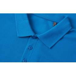 ARBEITS-POLO-SHIRT HERREN | 586 von ID / Farbe: azur / 95% BW - 5% ELA