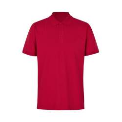 ARBEITS-POLO-SHIRT HERREN | 586 von ID / Farbe: rot / 95% BW - 5% ELA