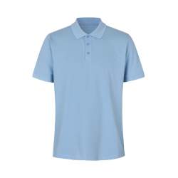 ARBEITS-POLO-SHIRT HERREN | 586 von ID / Farbe: hellblau / 95% BW - 5% ELA