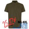 ARBEITS-POLO-SHIRT HERREN | 586 von ID / Farbe: oliv / 95% BW - 5% ELA