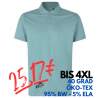 ARBEITS-POLO-SHIRT HERREN | 586 von ID / Farbe: altaqua / 95% BW - 5% ELA