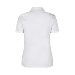 ARBEITS-POLO-SHIRT DAMEN| 587 von ID / Farbe: weiß / 95% BAUMWOLLE 5% ELASTHAN