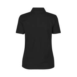 ARBEITS-POLO-SHIRT DAMEN| 587 von ID / Farbe: schwarz / 95% BAUMWOLLE 5% ELASTHAN