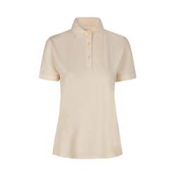 ARBEITS-POLO-SHIRT DAMEN| 587 von ID / Farbe: off-white / 95% BAUMWOLLE 5% ELASTHAN