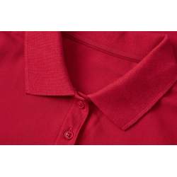 ARBEITS-POLO-SHIRT DAMEN| 587 von ID / Farbe: rot / 95% BAUMWOLLE 5% ELASTHAN