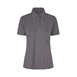 ARBEITS-POLO-SHIRT DAMEN| 587 von ID / Farbe: silver grey / 95% BAUMWOLLE 5% ELASTHAN