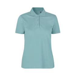 ARBEITS-POLO-SHIRT DAMEN| 587 von ID / Farbe: altaqua / 95% BAUMWOLLE 5% ELASTHAN