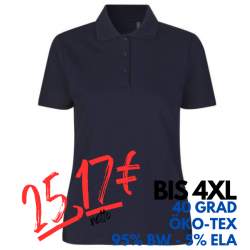 ARBEITS-POLO-SHIRT DAMEN| 587 von ID / Farbe: navy / 95% BAUMWOLLE 5% ELASTHAN