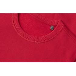 ARBEITS-SWEATSHIRT / ARBEITSPULLOVER DAMEN | 683 von ID / Farbe: rot / 60% BAUMWOLLE 40% POLYESTER