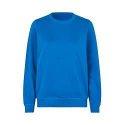 ARBEITS-SWEATSHIRT / ARBEITSPULLOVER DAMEN | 683 von ID / Farbe: azur / 60% BAUMWOLLE 40% POLYESTER