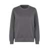 ARBEITS-SWEATSHIRT / ARBEITSPULLOVER DAMEN | 683 von ID / Farbe: silver grey / 60% BAUMWOLLE 40% POLYESTER