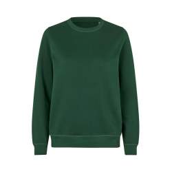 ARBEITS-SWEATSHIRT / ARBEITSPULLOVER DAMEN | 683 von ID / Farbe: flaschengrün / 60% BAUMWOLLE 40% POLYESTER