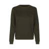 ARBEITS-SWEATSHIRT / ARBEITSPULLOVER DAMEN | 683 von ID / Farbe: oliv / 60% BAUMWOLLE 40% POLYESTER