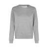 ARBEITS-SWEATSHIRT / ARBEITSPULLOVER DAMEN | 683 von ID / Farbe: altgrau meliert / 60% BAUMWOLLE 40% POLYESTER