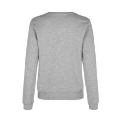 ARBEITS-SWEATSHIRT / ARBEITSPULLOVER DAMEN | 683 von ID / Farbe: altgrau meliert / 60% BAUMWOLLE 40% POLYESTER