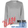 ARBEITS-SWEATSHIRT / ARBEITSPULLOVER DAMEN | 683 von ID / Farbe: altgrau meliert / 60% BAUMWOLLE 40% POLYESTER