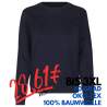 ARBEITS-SWEATSHIRT / ARBEITSPULLOVER DAMEN | 683 von ID / Farbe: navy / 60% BAUMWOLLE 40% POLYESTER