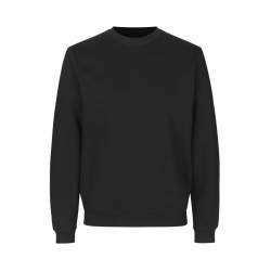 ARBEITS-SWEATSHIRT / ARBEITSPULLOVER HERREN | 682 von ID / Farbe: schwarz / 100% BAUMWOLLE