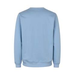 ARBEITS-SWEATSHIRT / ARBEITSPULLOVER HERREN | 682 von ID / Farbe: hellblau / 100% BAUMWOLLE