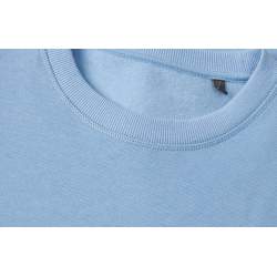 ARBEITS-SWEATSHIRT / ARBEITSPULLOVER HERREN | 682 von ID / Farbe: hellblau / 100% BAUMWOLLE