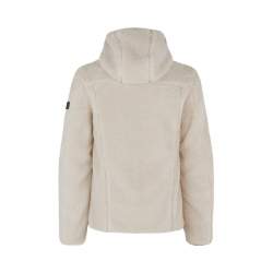 ARBEITSJACKE / FLEECEJACKE HERREN | TEDDYFLEECE 828 von ID / Farbe: off-white / 100% POLYESTER