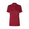 ARBEITS-POLO-SHIRT DAMEN| 573 von ID / Farbe: dunkelrot meliert / 100% PES