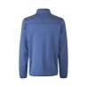 ARBEITSJACKE / FLEECEJACKE HERREN | Cardigan Stretch Komfort 840 von ID / Farbe: stormy blue / 90% POLYESTER 10% ELASTHAN