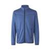 ARBEITSJACKE / FLEECEJACKE HERREN | Cardigan Stretch Komfort 840 von ID / Farbe: stormy blue / 90% POLYESTER 10% ELASTHAN