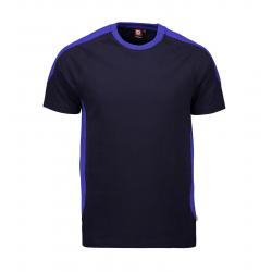 ARBEITS-T-SHIRT HERREN| PRO Wear Kontrast 302 von ID / Farbe: navy / 60% BAUMWOLLE 40% POLYESTER - | MEIN-KASACK.de | ka