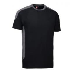 ARBEITS-T-SHIRT HERREN| PRO Wear Kontrast 302 von ID / Farbe: schwarz / 60% BAUMWOLLE 40% POLYESTER - | MEIN-KASACK.de |