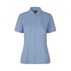 ARBEITS-POLO-SHIRT DAMEN |PRO Wear CARE 377 von ID / Farbe: hellblau / 50% BAUMWOLLE 50% POLYESTER