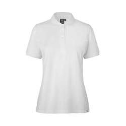 ARBEITS-POLO-SHIRT DAMEN |PRO Wear CARE 377 von ID / Farbe: weiß / 50% BAUMWOLLE 50% POLYESTER