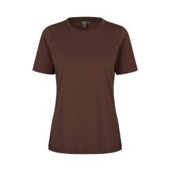 ARBEITS-T-SHIRT DAMEN | T-TIME 511 von ID / Farbe: mokka / 100% BAUMWOLLE