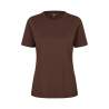 ARBEITS-T-SHIRT DAMEN | T-TIME 511 von ID / Farbe: mokka / 100% BAUMWOLLE