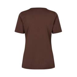 ARBEITS-T-SHIRT DAMEN | T-TIME 511 von ID / Farbe: mokka / 100% BAUMWOLLE