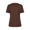 ARBEITS-T-SHIRT DAMEN | T-TIME 511 von ID / Farbe: mokka / 100% BAUMWOLLE